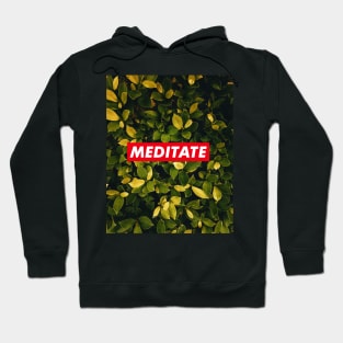 Meditate green 02 Hoodie